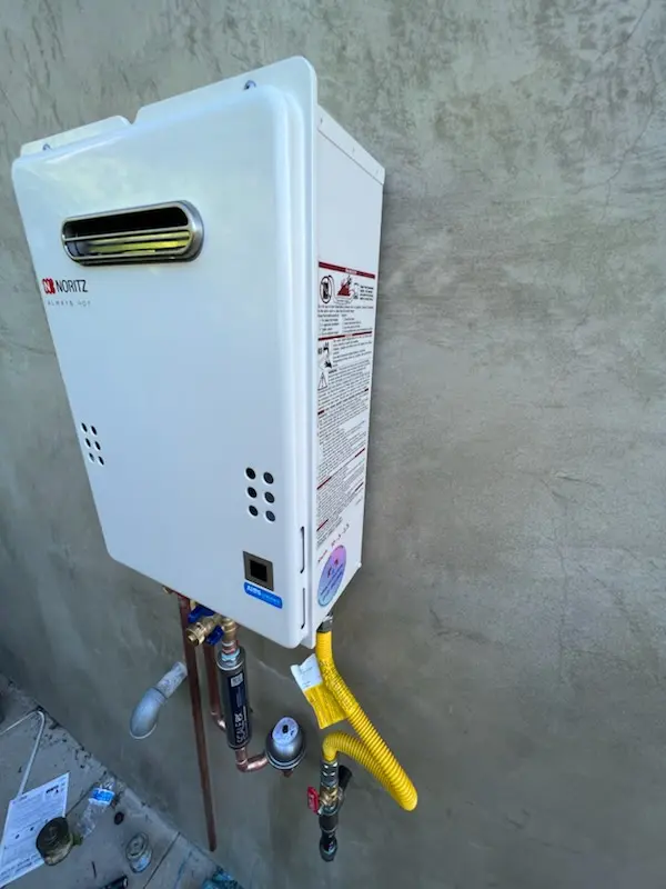 Tankless water heater installation for Stockman Estates homes